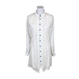 Unisex Cream - Schiffon dress, size 38 - White ()