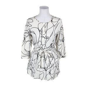 Unisex NOSH - Tricot tunic, size 34 - White (1)