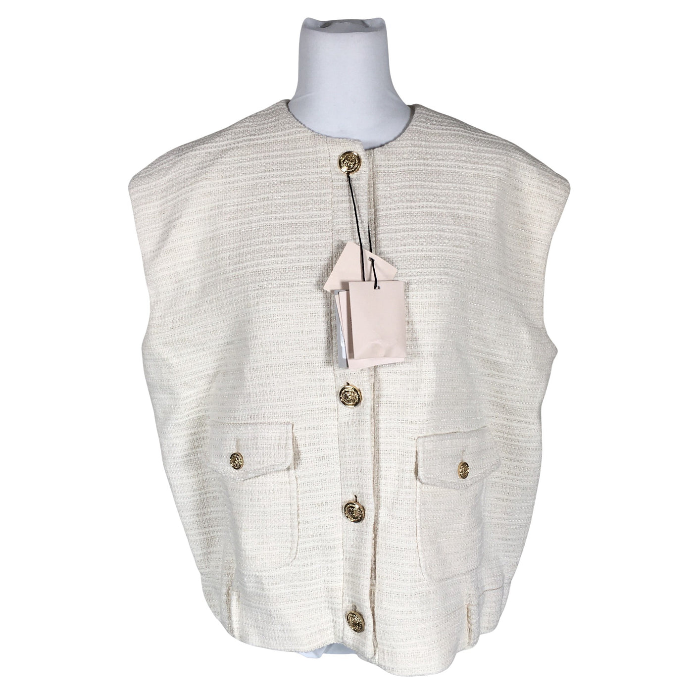 Unisex Marella - Vest, size 38 - Natural white (1)