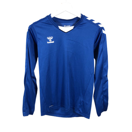 Unisex Hummel - Sports shirt, long sleeve, size 158 - 164 - Blue ()
