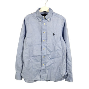 Unisex Polo Ralph Lauren - Collared shirt, size 134 - 140 - Light blue (1)