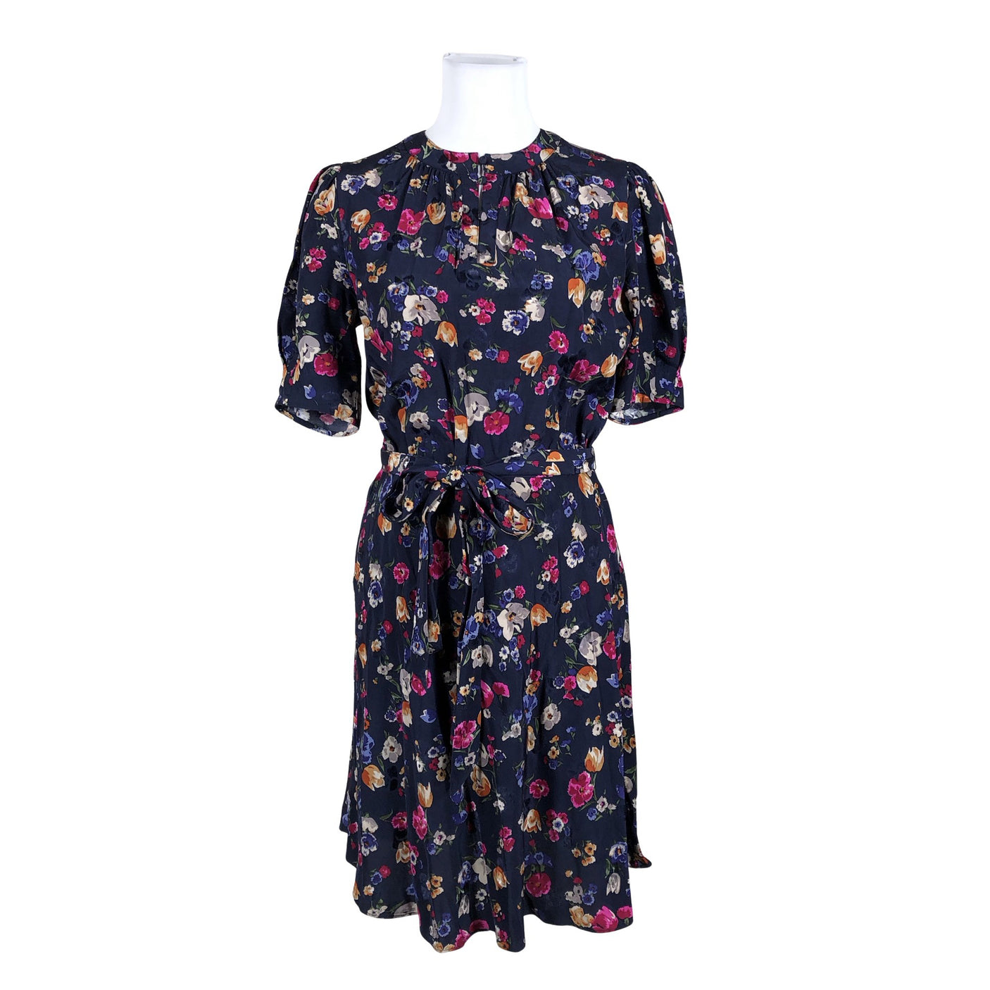Unisex Lauren Ralph Lauren - Schiffon dress, size 36 - Blue (1)