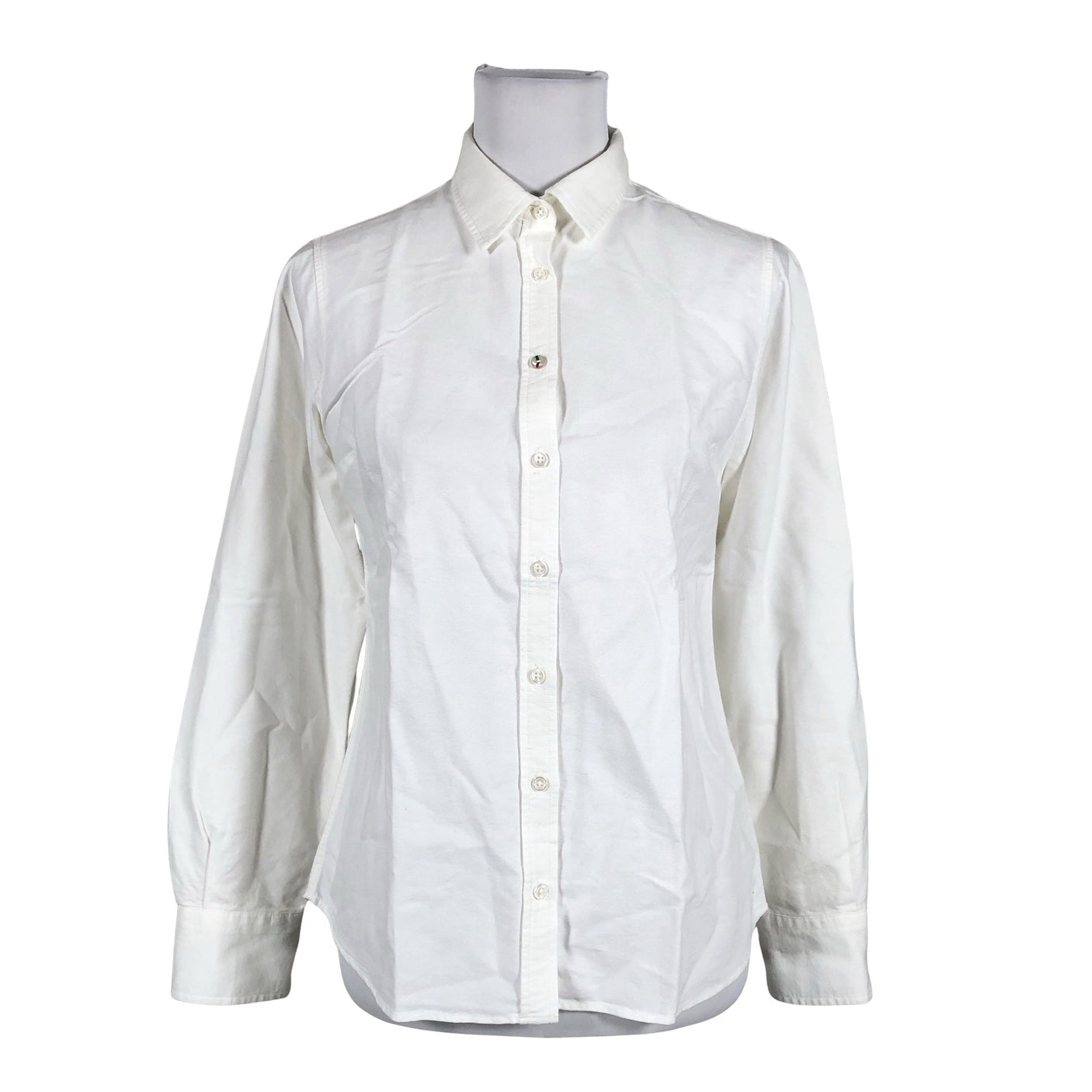 Unisex Boomerang - Collared shirt, size 34 - White (1)