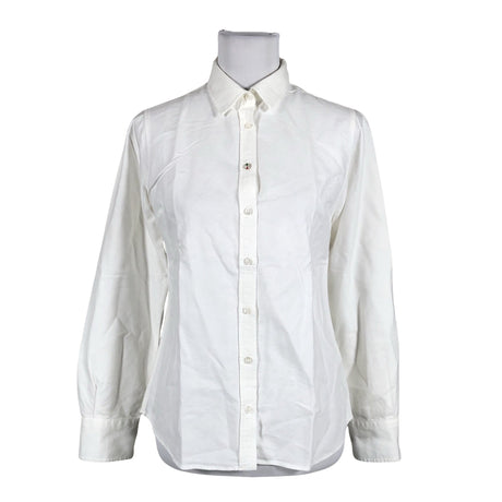 Unisex Boomerang - Collared shirt, size 34 - White ()