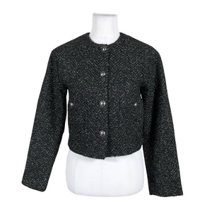 Unisex Lindex - Wool coat, size 34 - Black (1)
