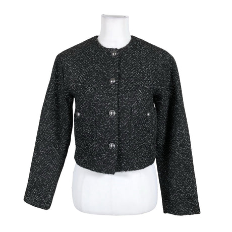 Unisex Lindex - Wool coat, size 34 - Black ()