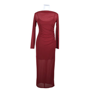 Unisex Forever New - Party dress, size 38 - Wine red (1)