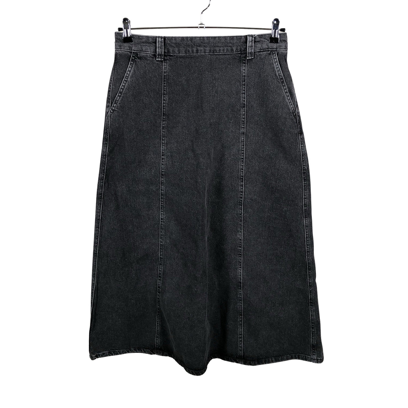 Unisex Nümph - Denim skirt, size 38 - Gray (1)
