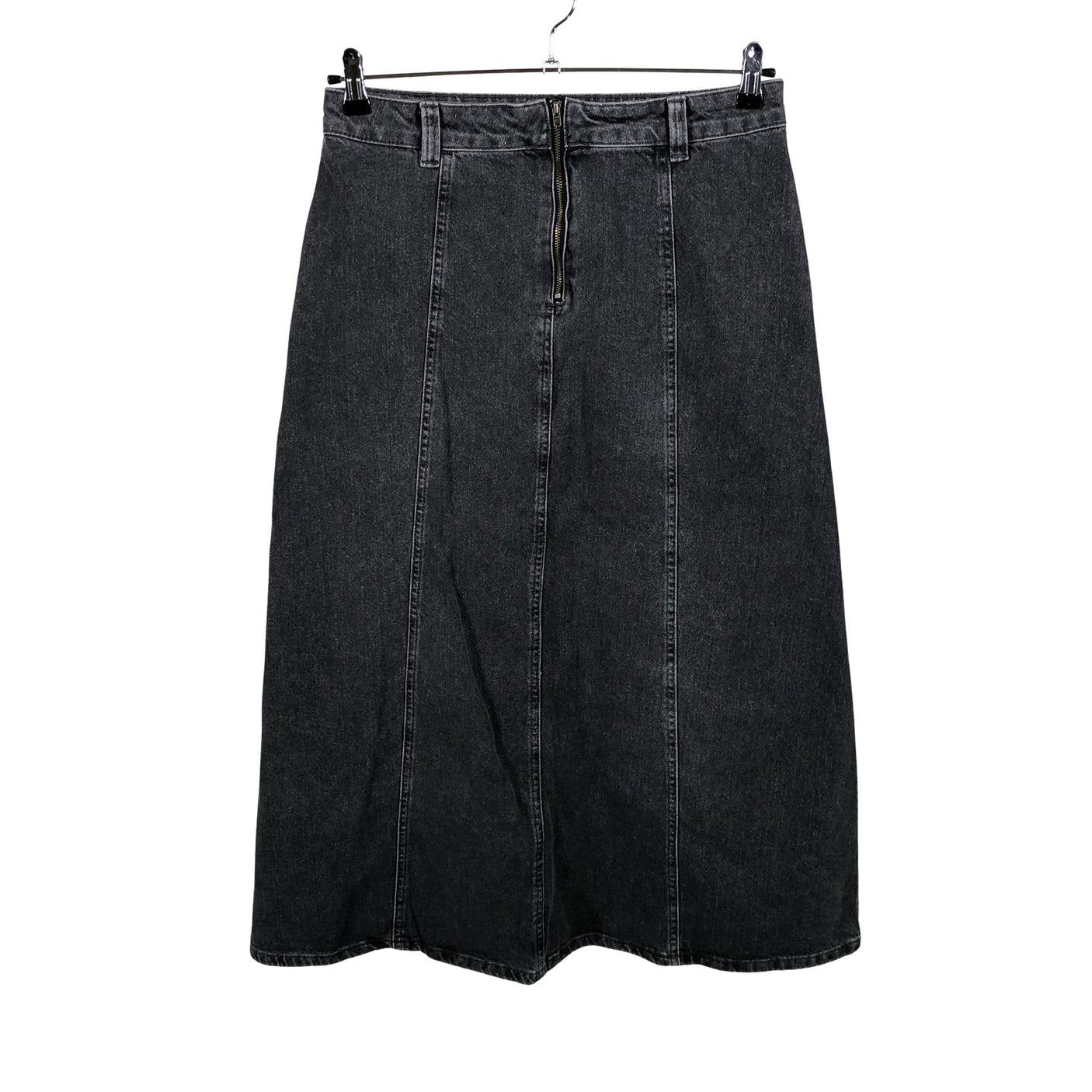 Unisex Nümph - Denim skirt, size 38 - Gray (2)