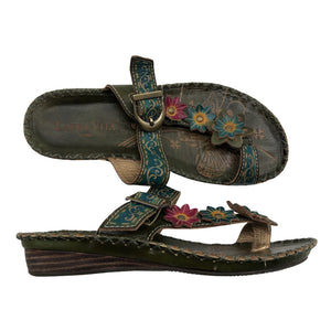 Unisex Laura Vita - Sandals, size 37 - Green (1)