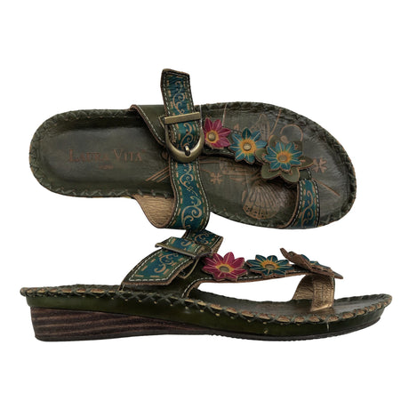 Unisex Laura Vita - Sandals, size 37 - Green ()