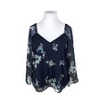 Unisex Zizzi - Blouse, size 42 - Blue ()
