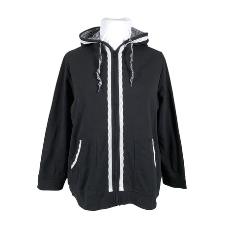 Unisex Ulla Popken - Hoodie, size 46 - Black ()