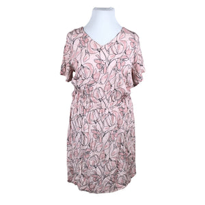 Unisex NOSH - Schiffon dress, size 42 - Light pink (1)