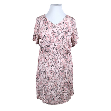 Unisex NOSH - Schiffon dress, size 42 - Light pink ()