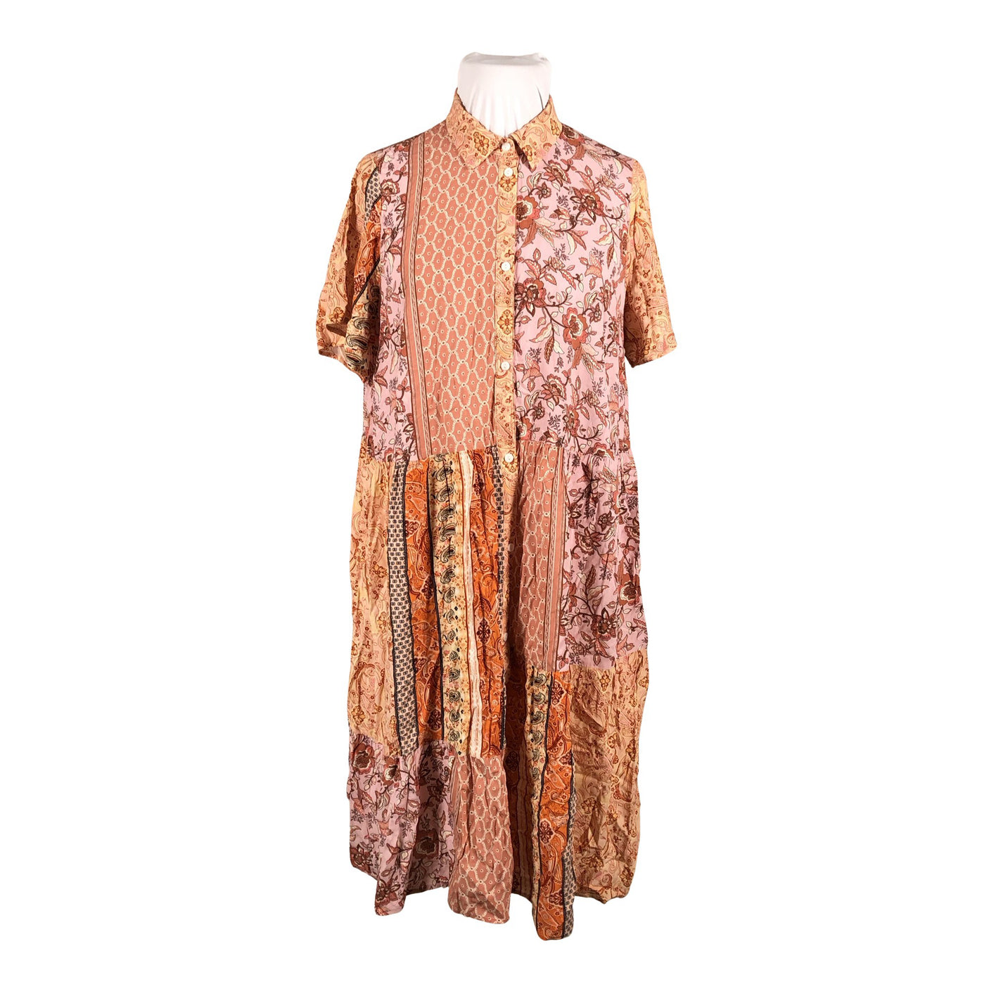 Unisex Zhenzi - Schiffon dress, size 42 - Light pink (1)