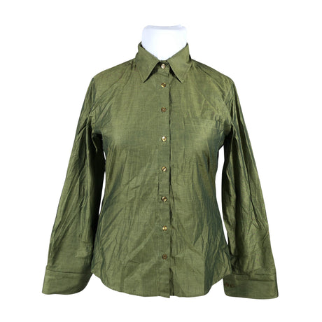 Unisex Sand - Collared shirt, size 42 - Green ()