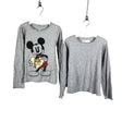 Unisex Minoti - Tricot shirt, size 128 - 134 - Gray ()