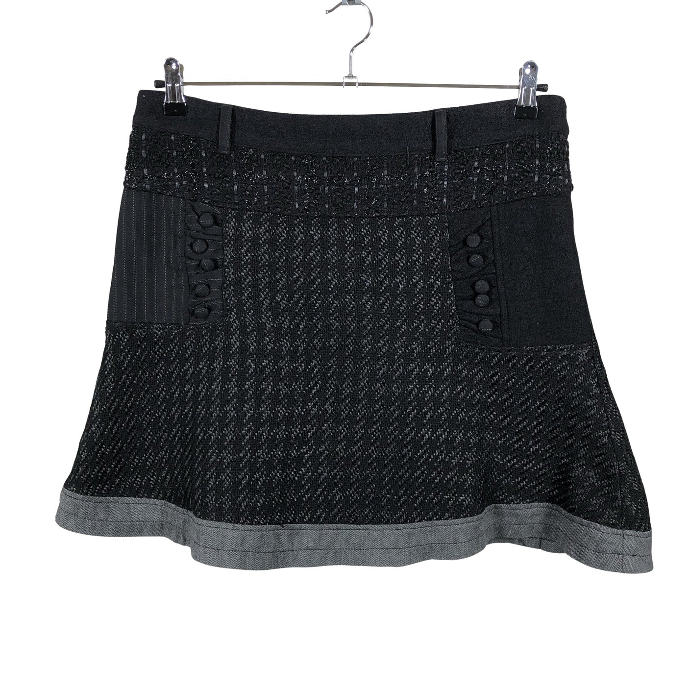 Unisex Desigual - Fabric skirt, size 42 - Black (1)