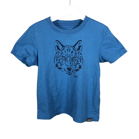 Unisex Jack Wolfskin - T-shirt, size 110 - 116 - Blue ()