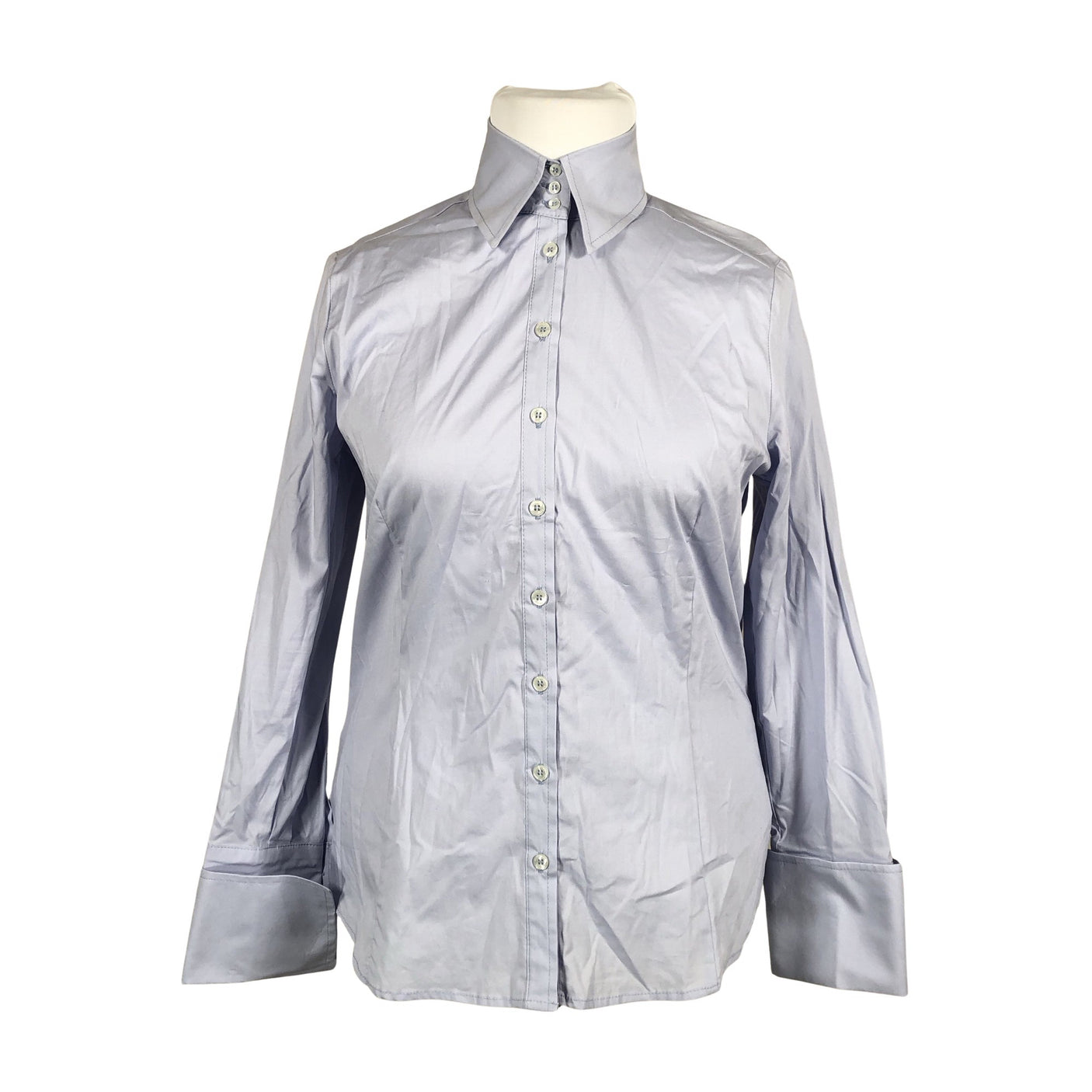 Unisex Bandolera - Collared shirt, size 42 - Light blue (1)