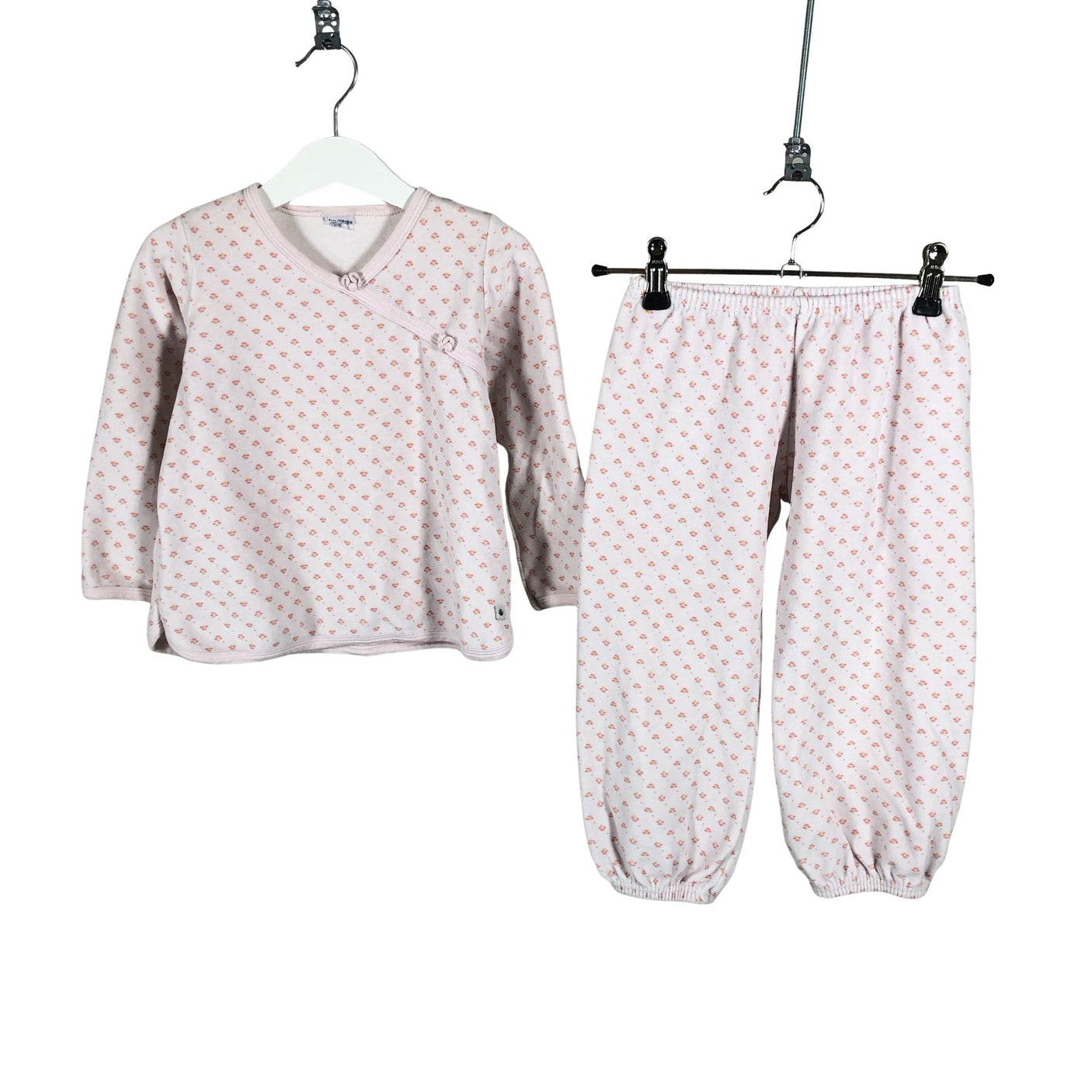 Unisex Petit Bateau - Sweatshirt and pants set, size 104 - 110 - White (1)