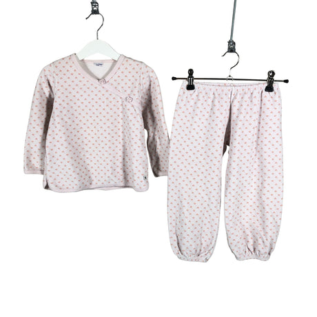 Unisex Petit Bateau - Sweatshirt and pants set, size 104 - 110 - White ()