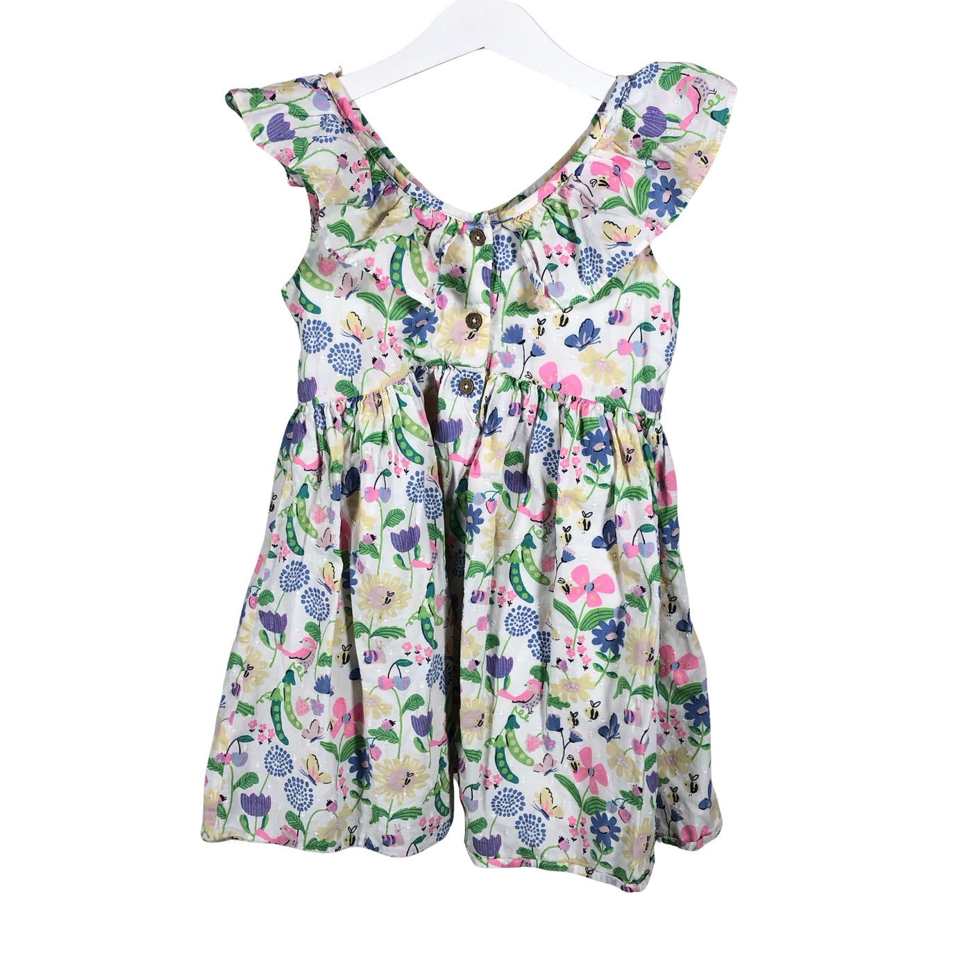 Unisex Marks&Spencer - Summer dress, size 110 - 116 - White (2)