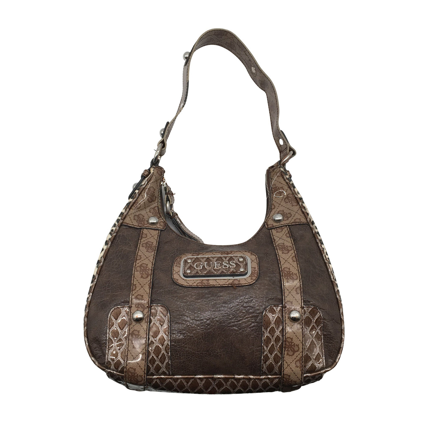 Unisex Guess - Shoulder bag, size Midi - Brown (1)
