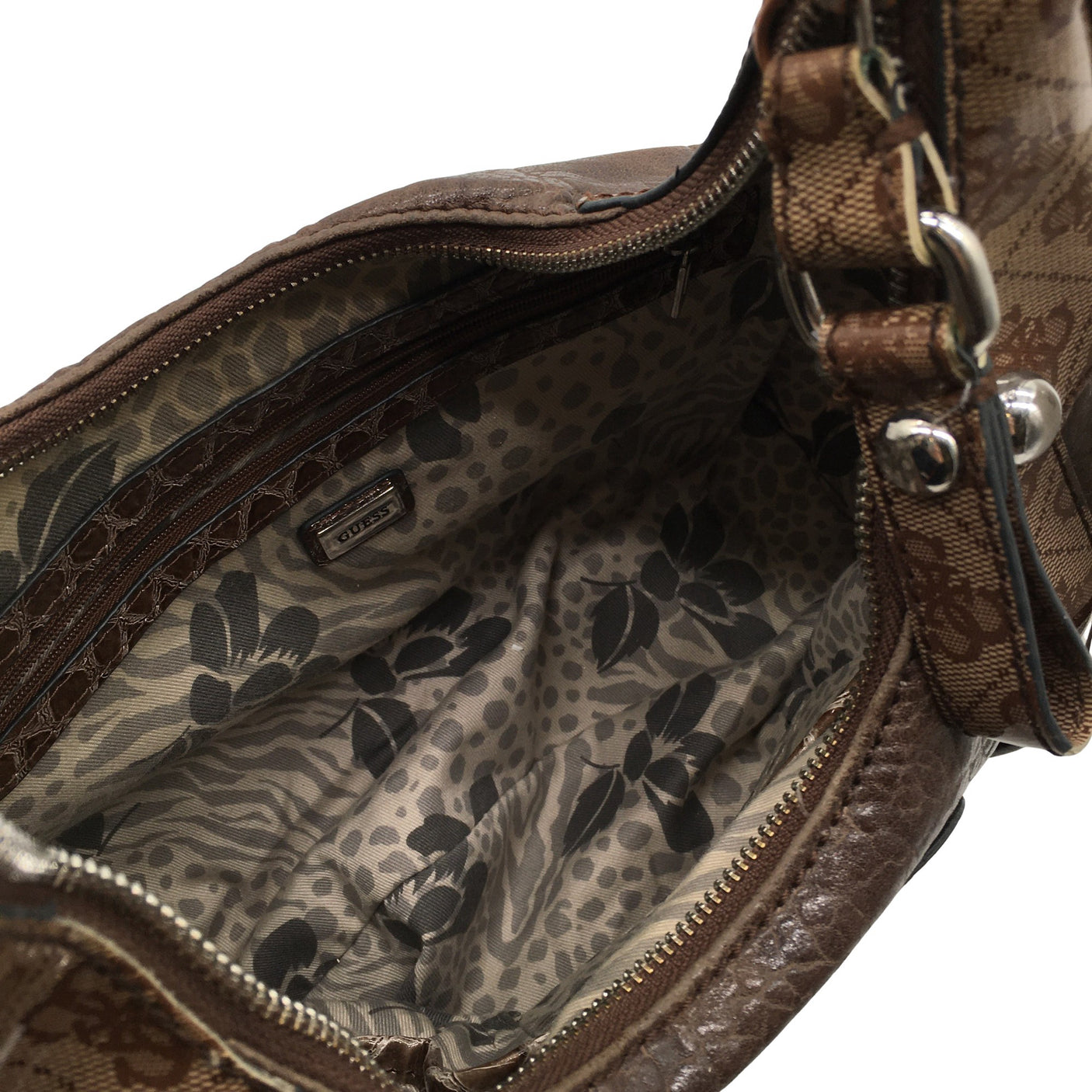 Unisex Guess - Shoulder bag, size Midi - Brown (2)