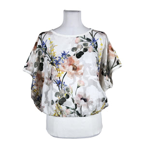 Unisex Ted Baker - Short-sleeved blouse, size 38 - White (1)