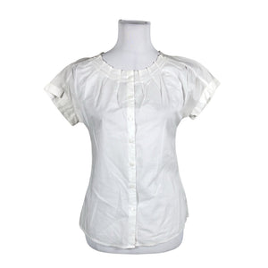 Unisex Esprit - Short-sleeved blouse, size 32 - White (1)