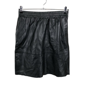 Unisex Depeche - Leather skirt, size 40 - Black (1)