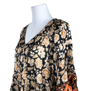Unisex Andiata - Schiffon dress, size 40 - Black (2)