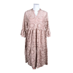 Unisex Cream - Party dress, size 40 - Light pink (1)