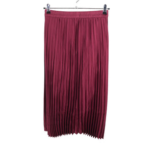 Unisex Nanso - Pleated skirt, size 40 - Wine red (1)