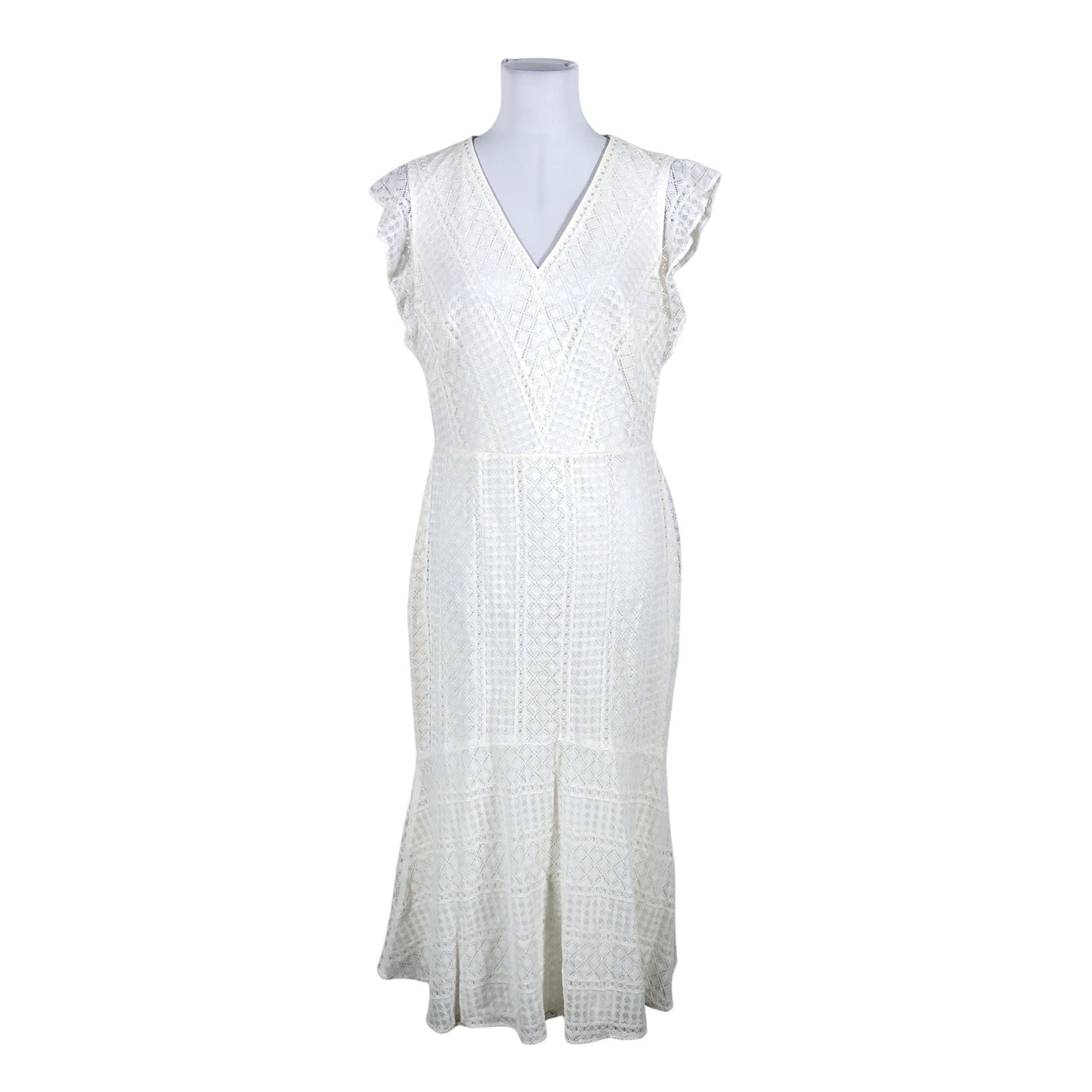 Unisex Lauren Ralph Lauren - Party dress, size 38 - Natural white (1)