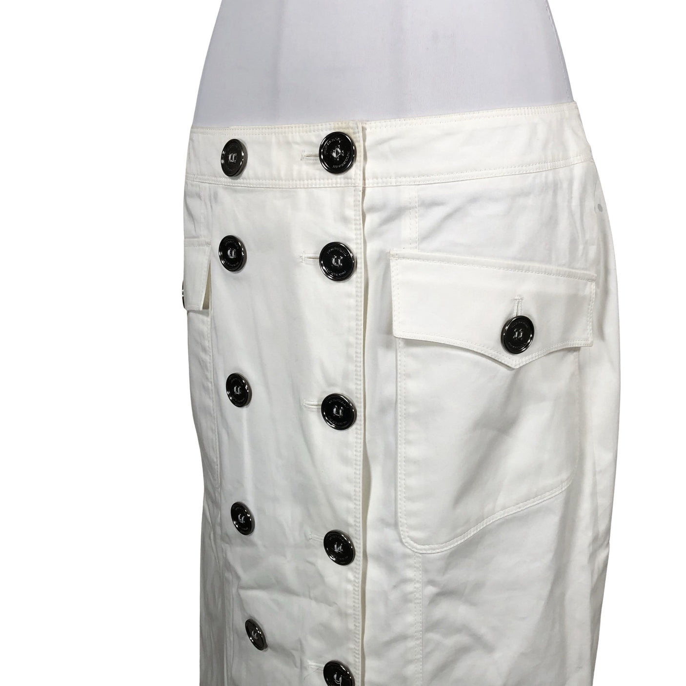 Unisex Burberry - Fabric skirt, size 40 - White (2)