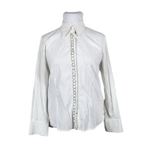 Unisex Marina Rinaldi - Collared shirt, size 42 - White (1)