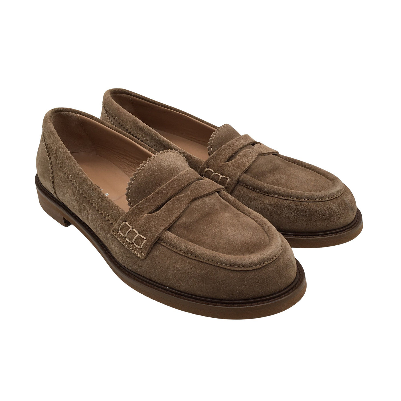 Unisex Bukela - Loafers, size 38 - Brown (3)
