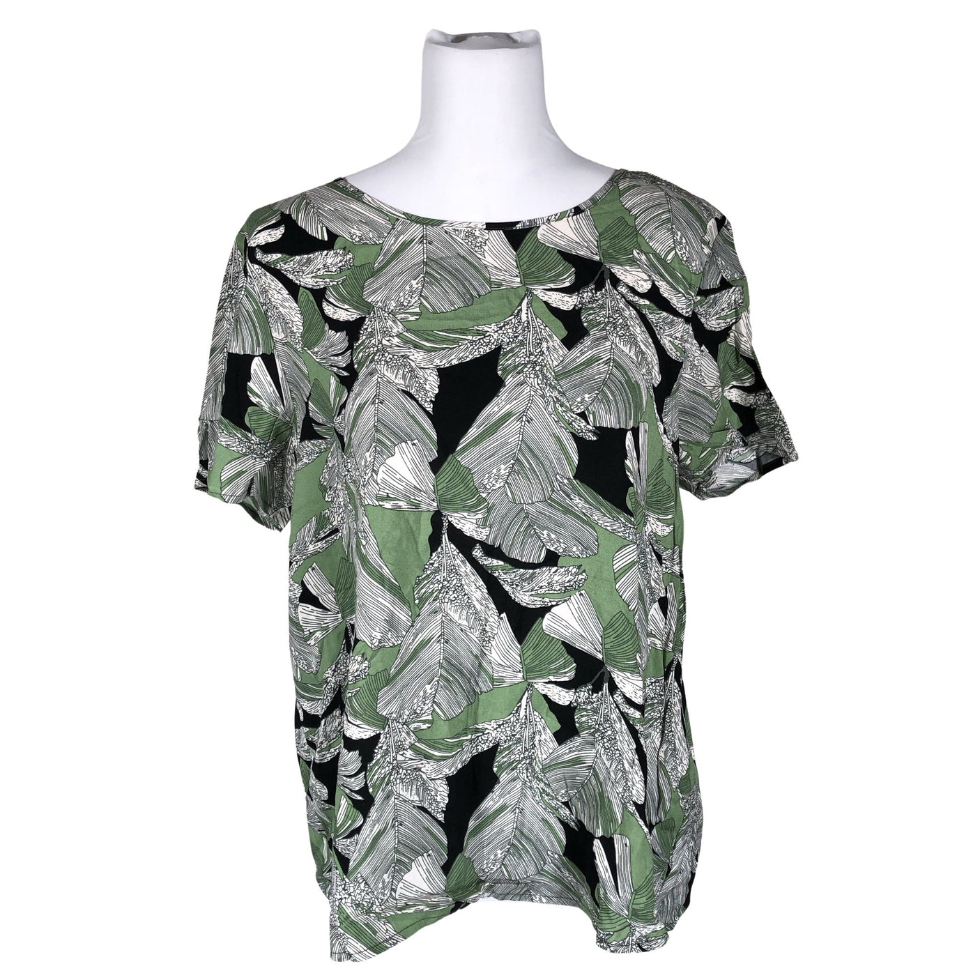 Unisex Soyaconcept - Short-sleeved blouse, size 40 - Green (1)