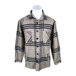 Unisex Pegador - Flannel shirt, size M - Beige ()