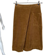 Unisex Muji - Fabric skirt, size 36 - Brown ()