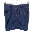 Unisex Cream - Denim skirt, size 38 - Blue ()