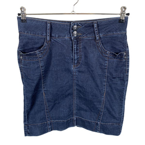 Unisex Cream - Denim skirt, size 38 - Blue (1)