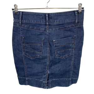 Unisex Cream - Denim skirt, size 38 - Blue (2)