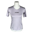 Unisex Adidas - Sports shirt, short sleeve, size 32 - Violet ()