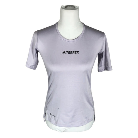 Unisex Adidas - Sports shirt, short sleeve, size 32 - Violet ()