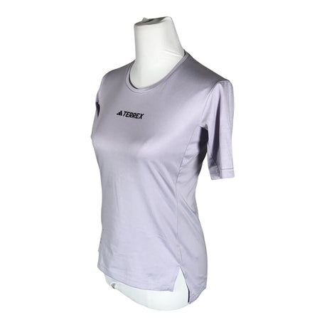 Unisex Adidas - Sports shirt, short sleeve, size 32 - Violet (2)