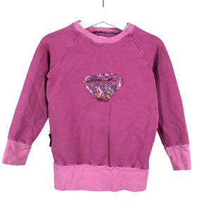 Unisex Handmade - Sweatshirt, size 110 - 116 - Pink (1)